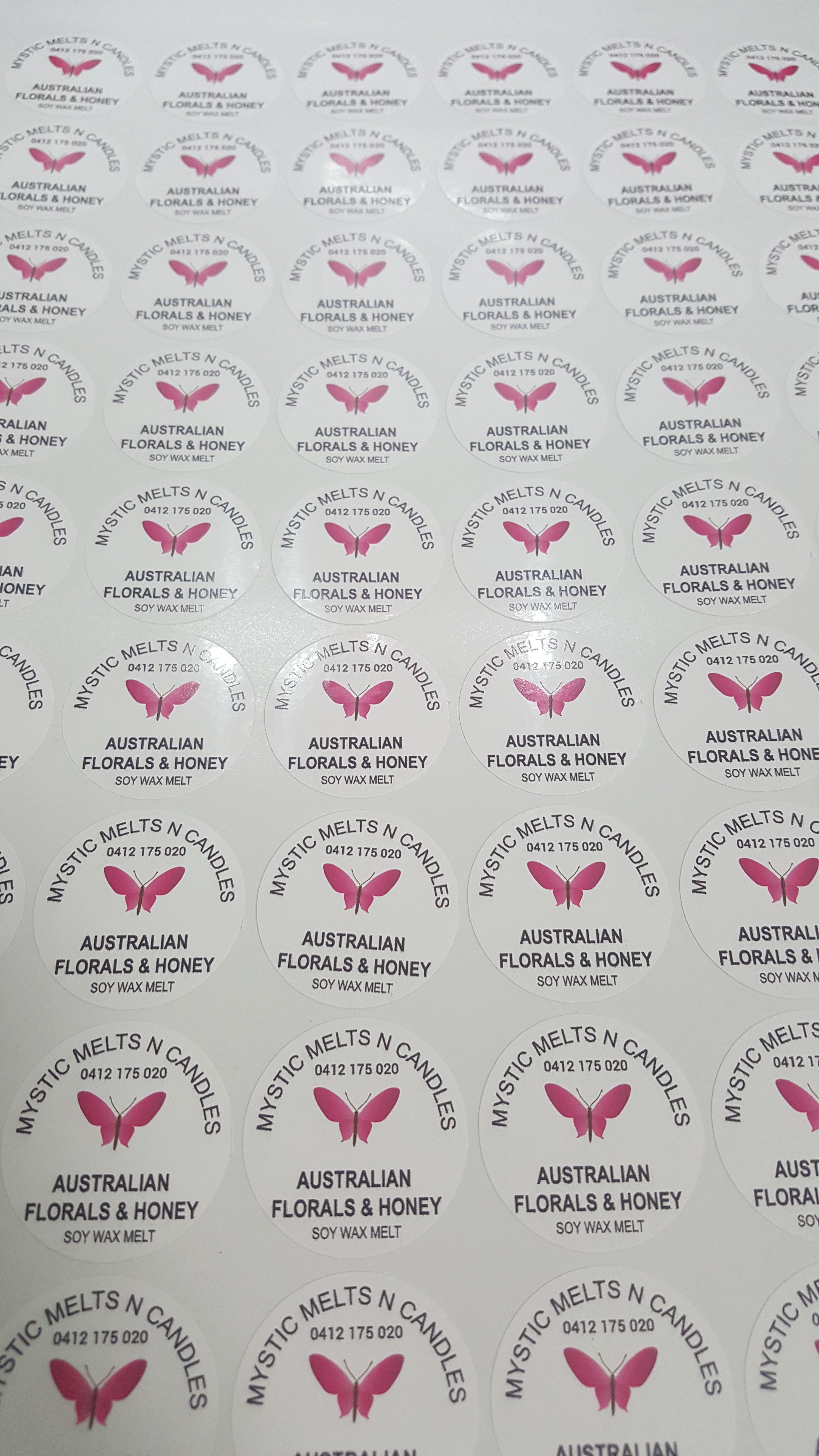Custom Circle Sticker Sheet