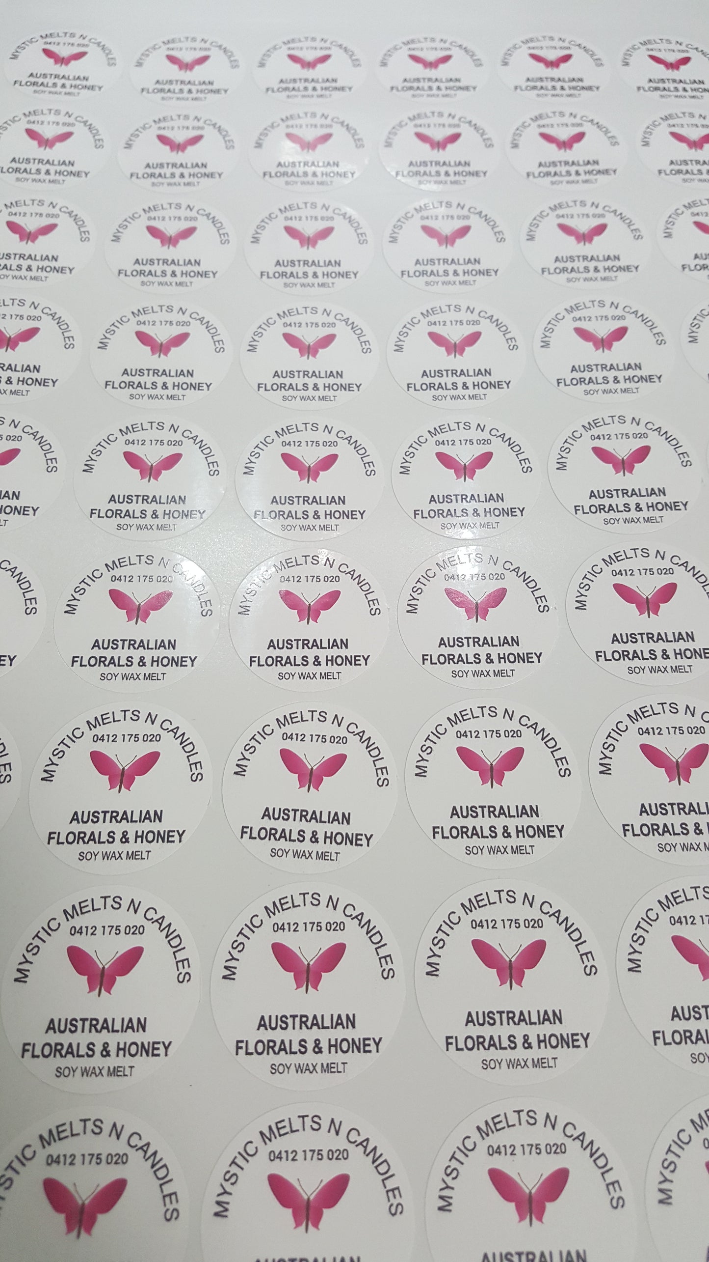 Custom Square Sticker Sheet