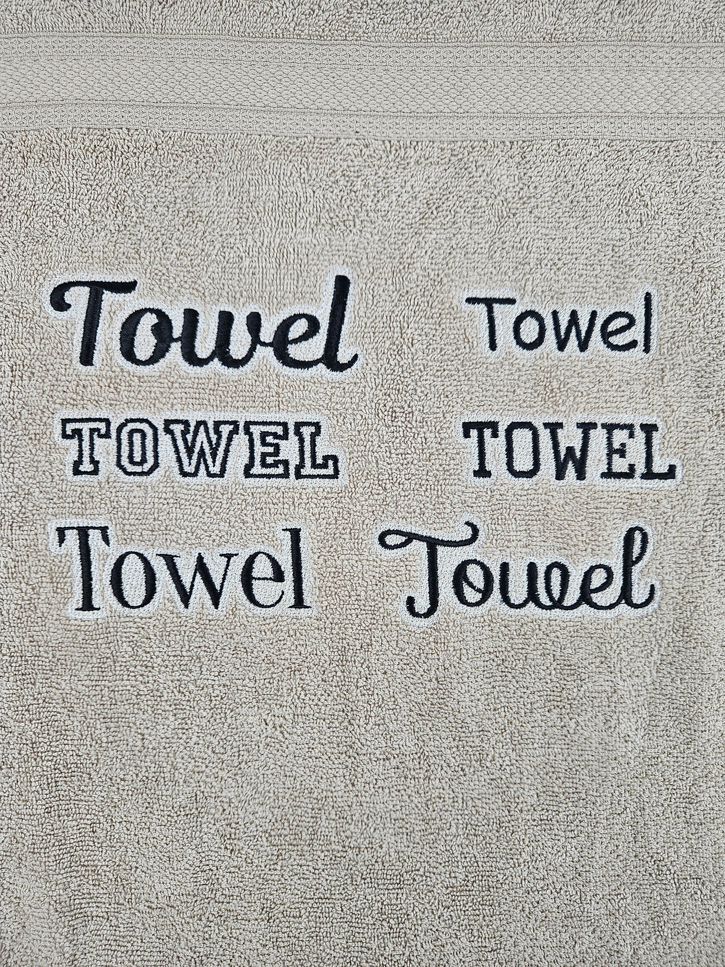 Personalised Beach Towel