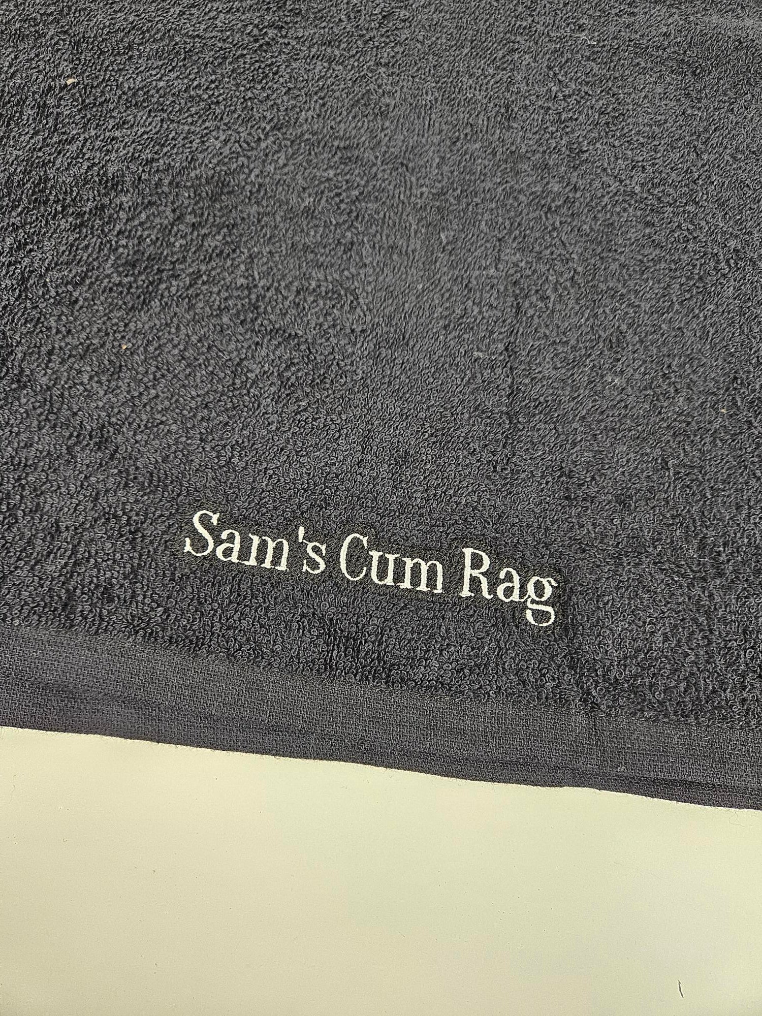 Inappropriate Gift | LUX -  Personalised Cum/Coochie/Flavour Saver Rag Towel
