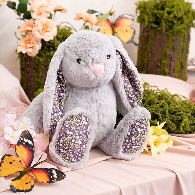 Bunny Lucy Plush - Grey (Personalised)