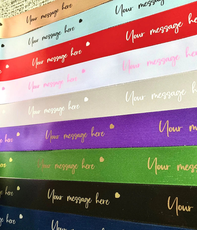 Name Ribbons | Double ended - Wedding Place Setting